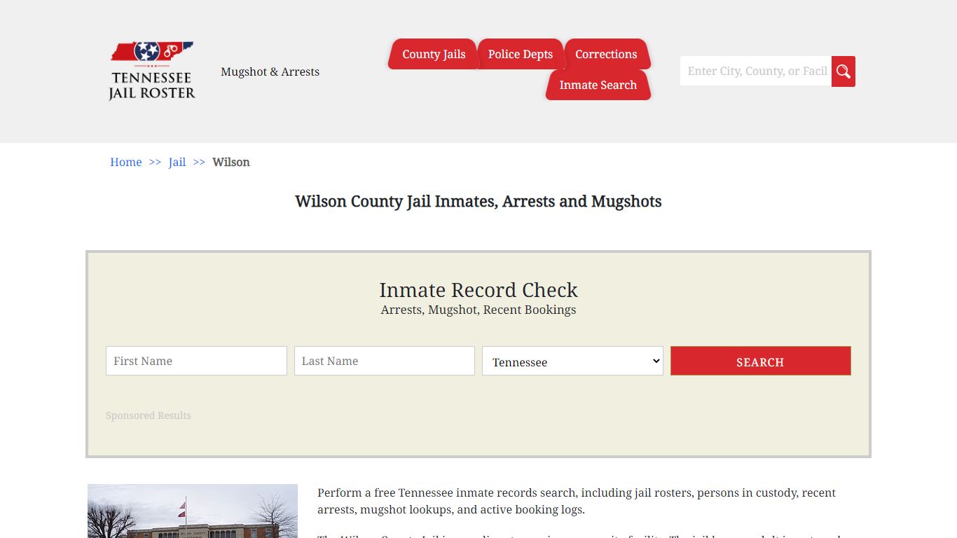 Wilson County Jail Inmates, Arrests and Mugshots